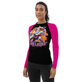PMA Ladies Black/Pink | Women's Rash Guard