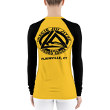 Cobra Logo, Gold | Women's Rash Guard