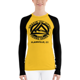 Cobra Logo, Gold | Women's Rash Guard
