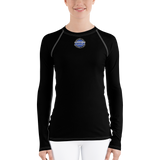 PMA Logo, Black Sleeves | Women's Rash Guard