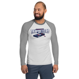 Trap Setters, Blue/Light Grey | Men's Rash Guard
