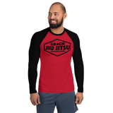 Black Hex, Red | Men's Rash Guard