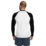 Lightning Bolt, White | Men's Rash Guard