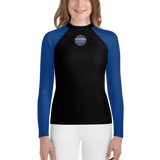 PMA Logo, Black/Blue | Youth Rash Guard