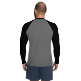 Lightning Bolt, Dark Grey | Men's Rash Guard