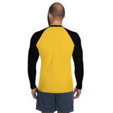 Lightning Bolt, Gold | Men's Rash Guard