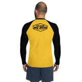 Black Hex, Gold | Men's Rash Guard