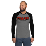 Lightning Bolt, Dark Grey | Men's Rash Guard