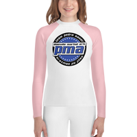 PMA Logo White/Pink | Youth Rash Guard